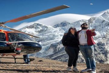 Mount Everest Helicopter Tour with Overland at Kalapatthar