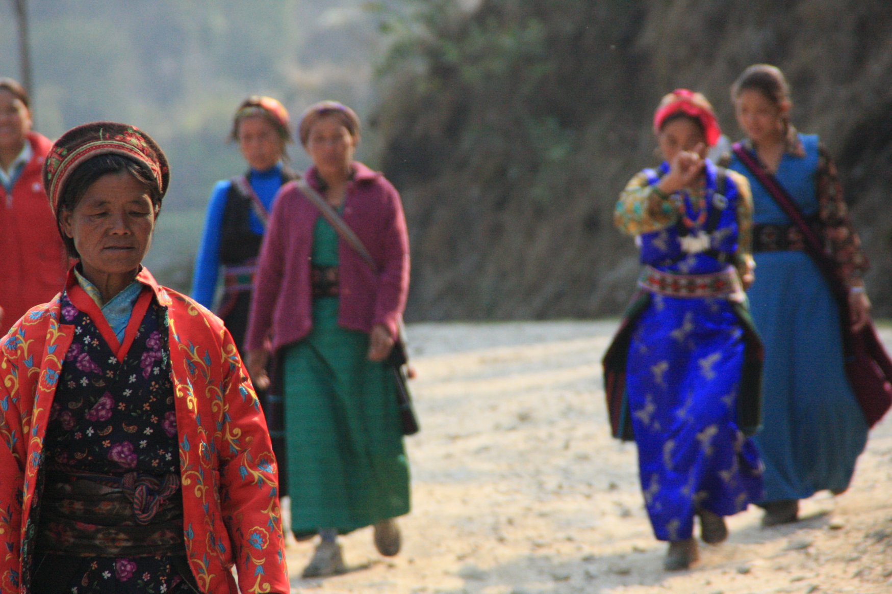 people in lantang region 