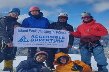 island peak with 100%success rate 